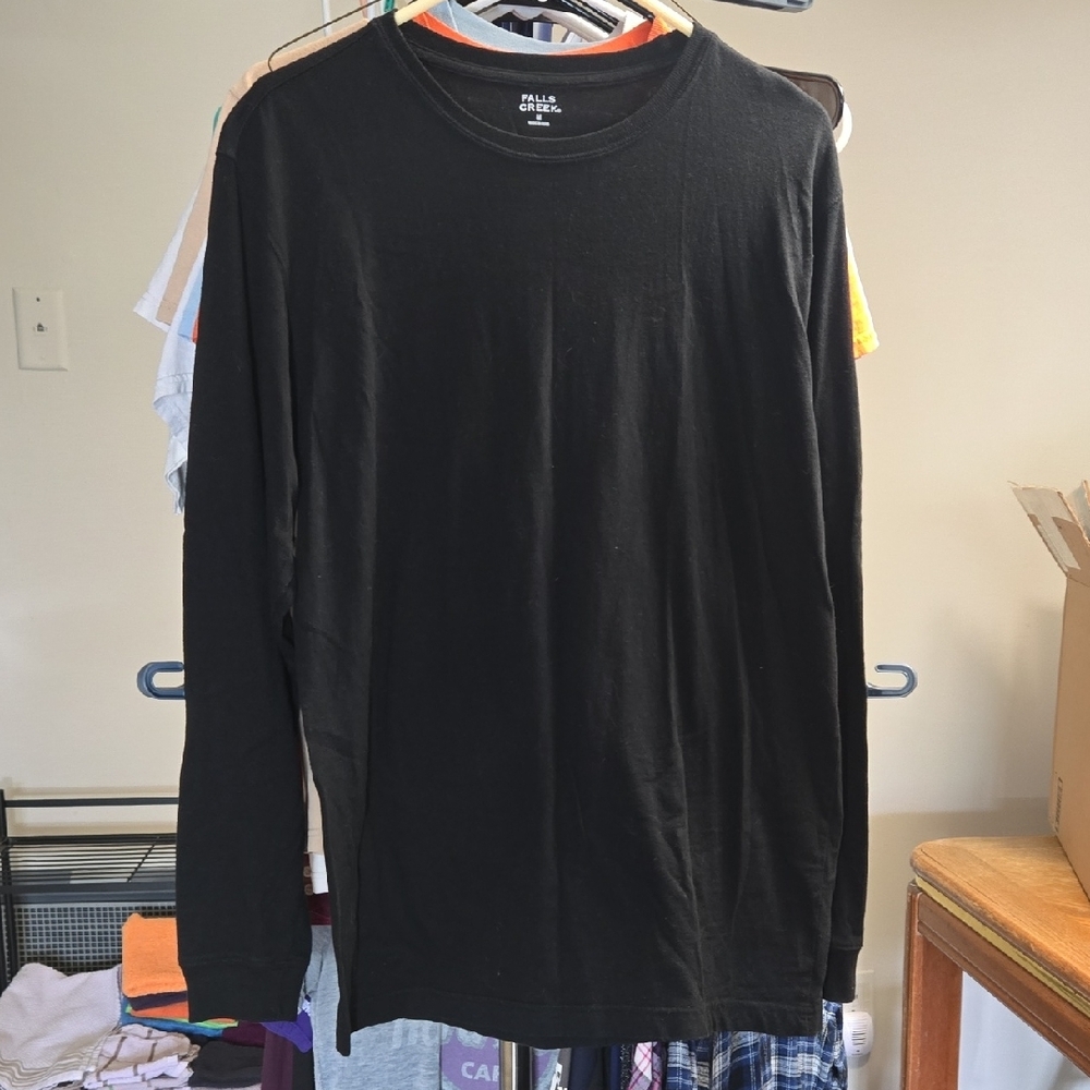 Men's M Black Long Sleeve Shirt